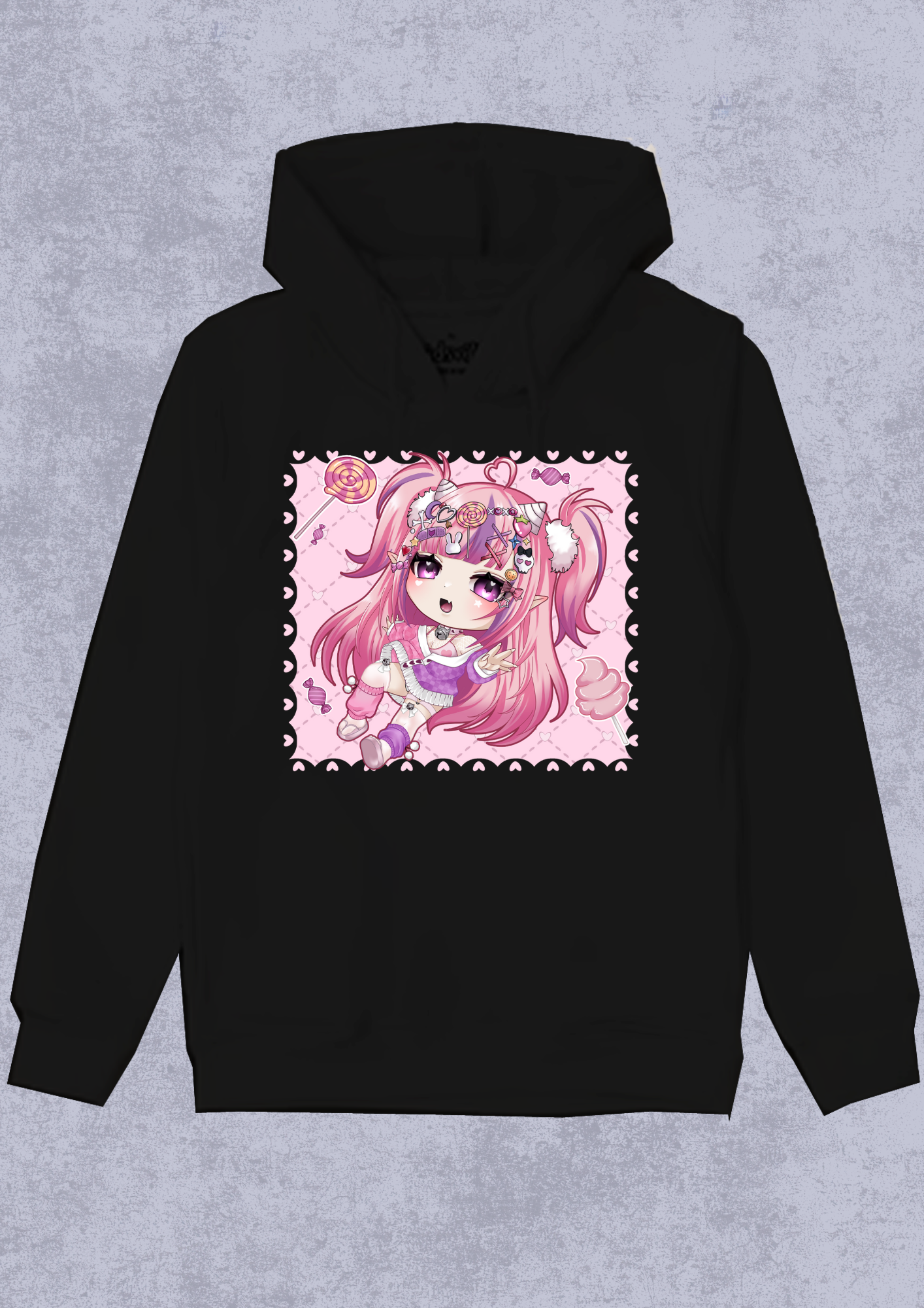 Black Ironmouse Decora hoodie