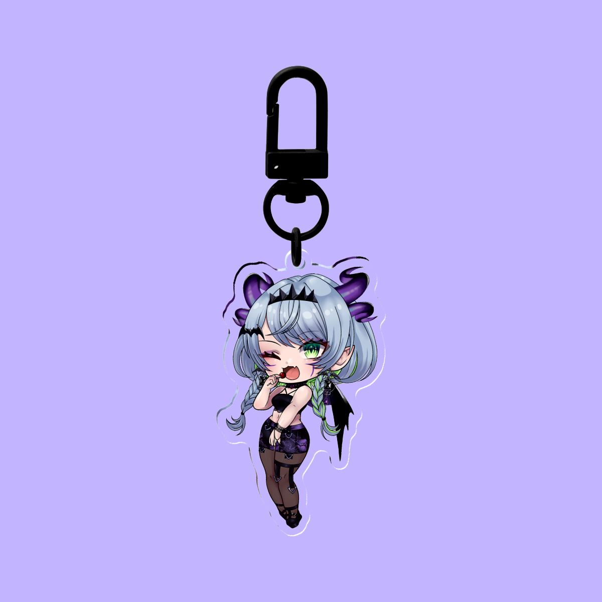 Froot/Apricot cheeb keychain