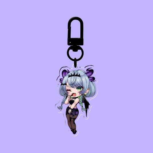 Froot/Apricot cheeb keychain
