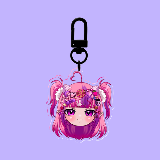 Ironmouse Decora keychain