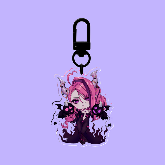 Ironmouse underworld cheeb keychain
